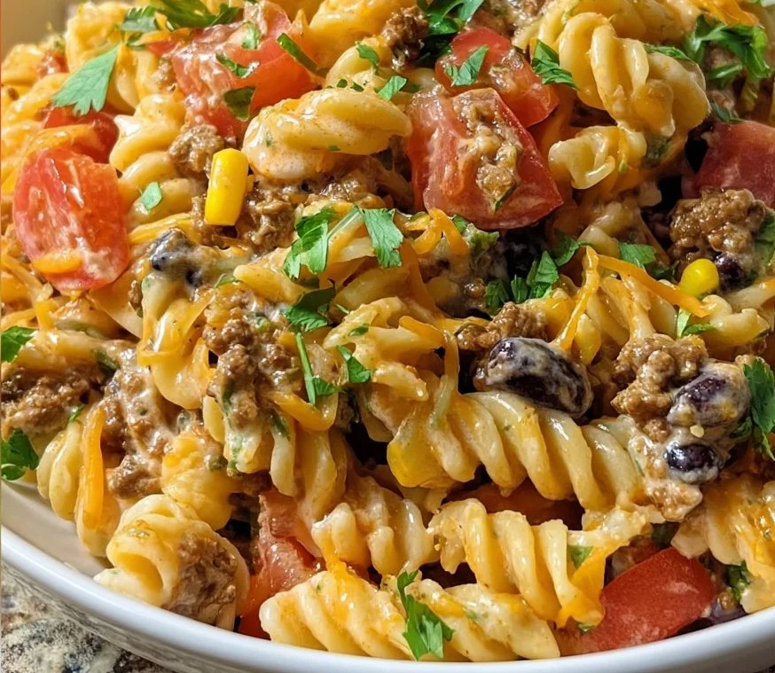 30-Minute Taco Pasta Salad