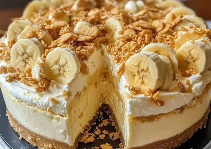 Banana Pudding Crunch Cheesecake