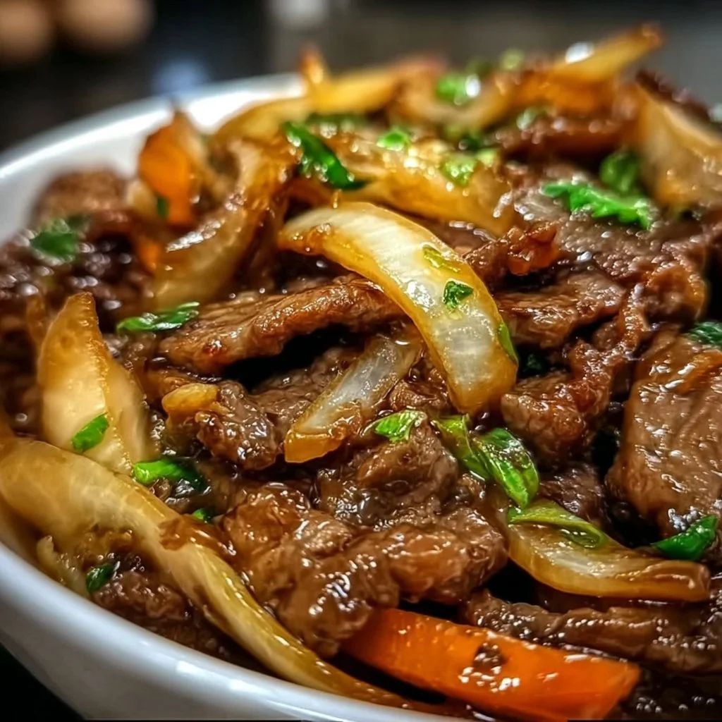 Beef Stir-Fry with Onions