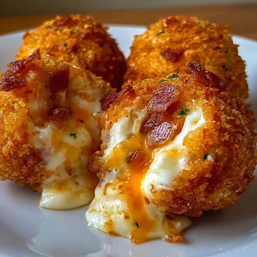 Buffalo Chicken Bacon Mozzarella Bombs