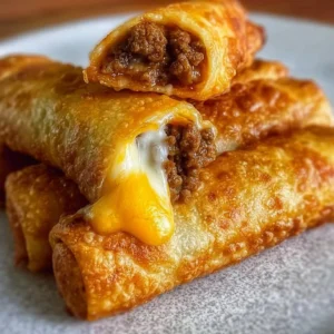 Cheesy taco sticks served with dipping sauce on a plate.