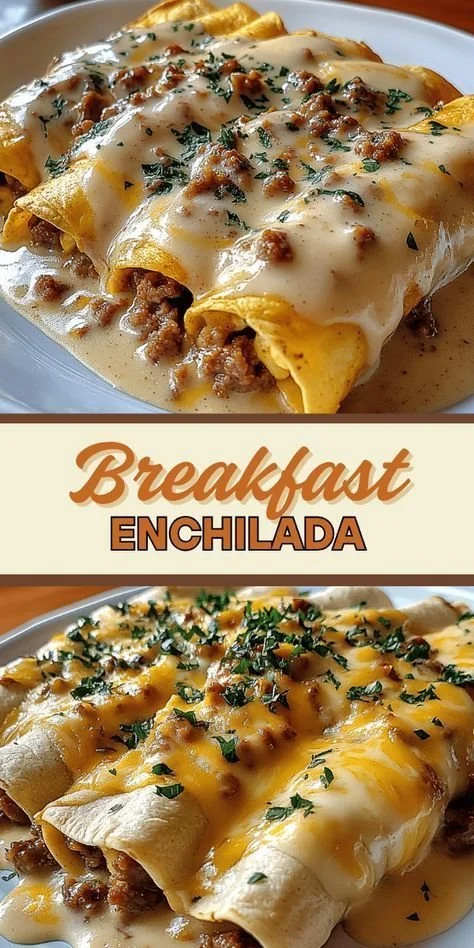 Delicious Breakfast Enchiladas with Sausage Gravy Made Easy