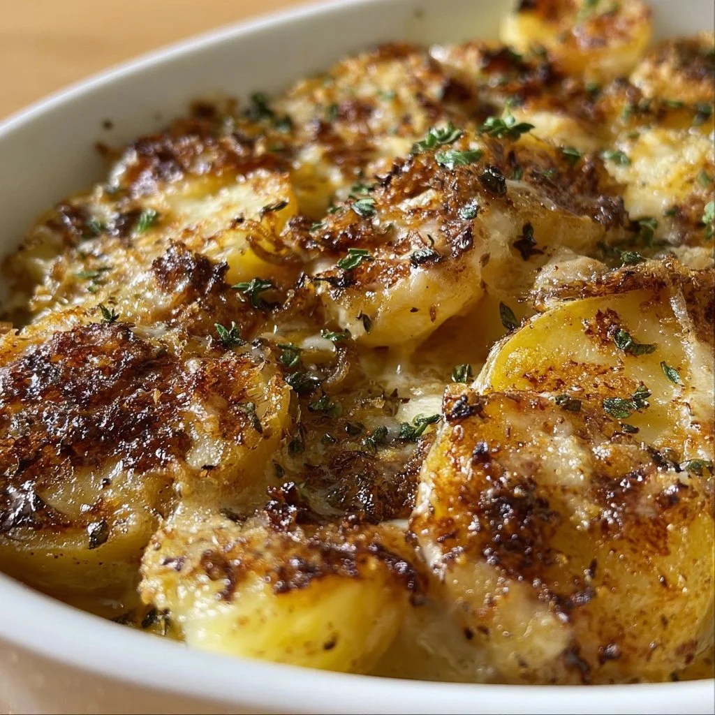 French Onion Potatoes