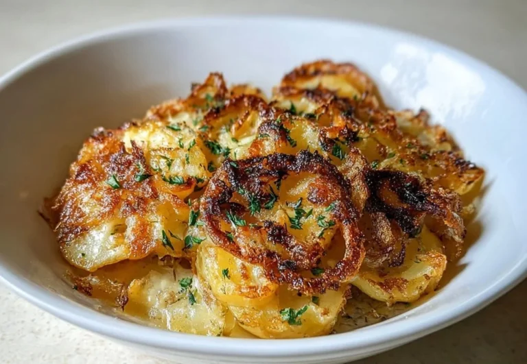 Deliciously cheesy French Onion Potatoes perfect for warm dinners