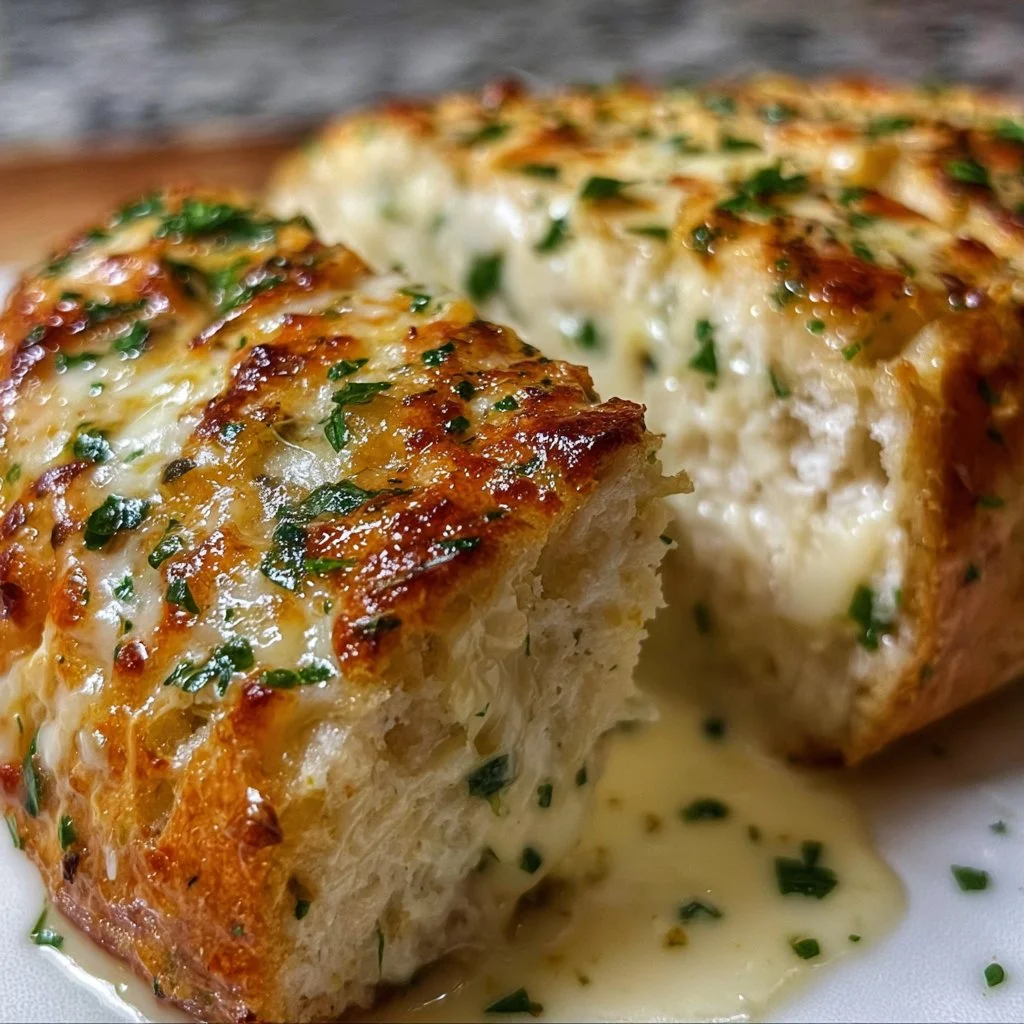 Garlic and Parmesan Chicken Bread