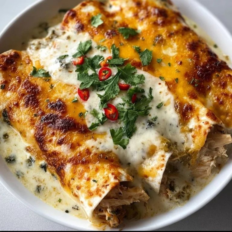 Delicious high protein chicken enchiladas topped with cheese and fresh herbs