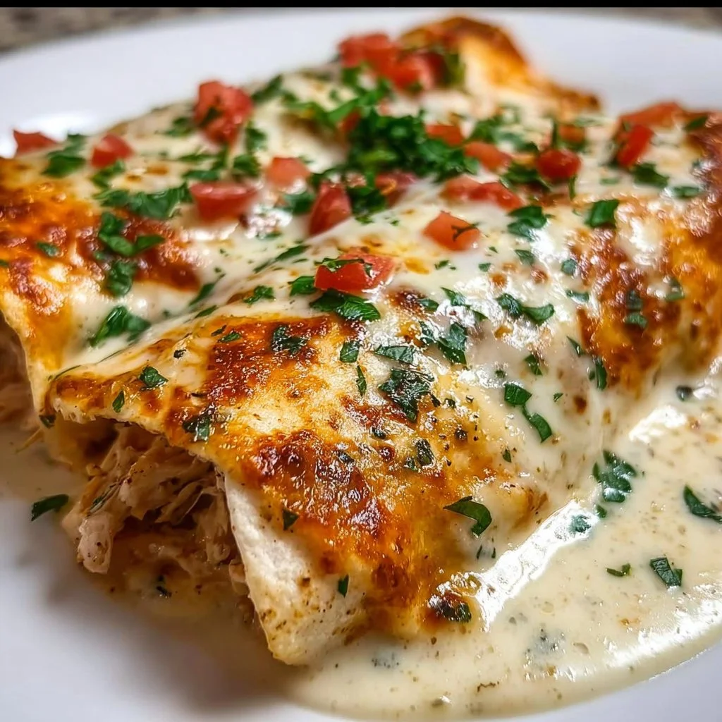 High Protein Chicken Enchiladas