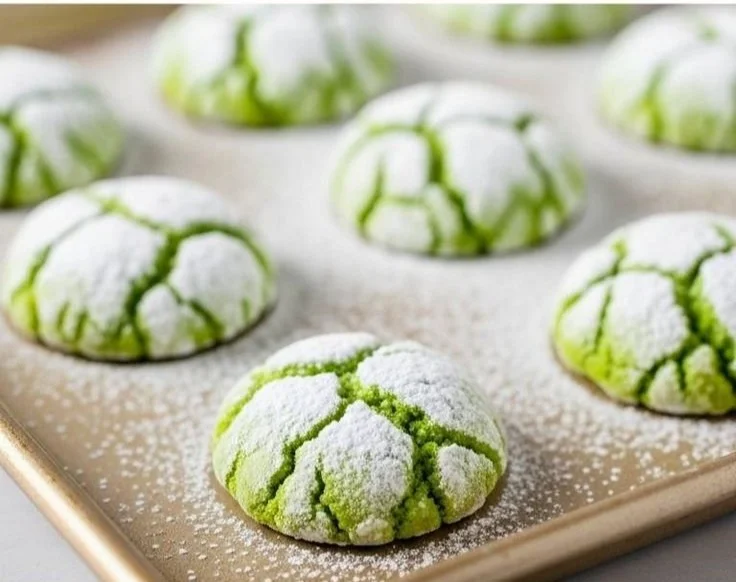 Lime Crinkle Cookies