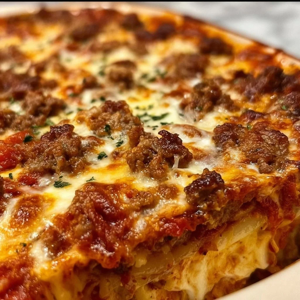 Meat Lovers Pizza Casserole