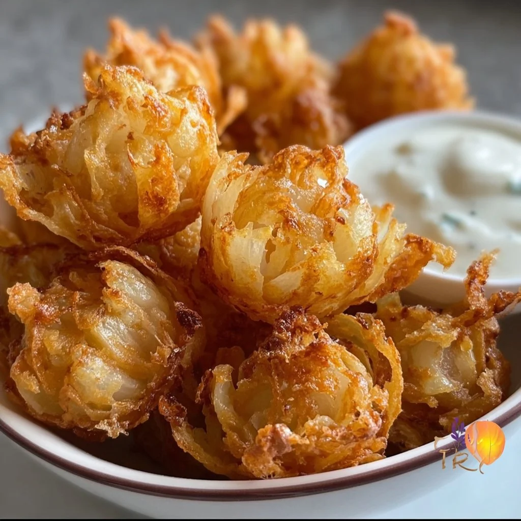 Mini Bloomin' Onions with Buttermilk Ranch Dip
