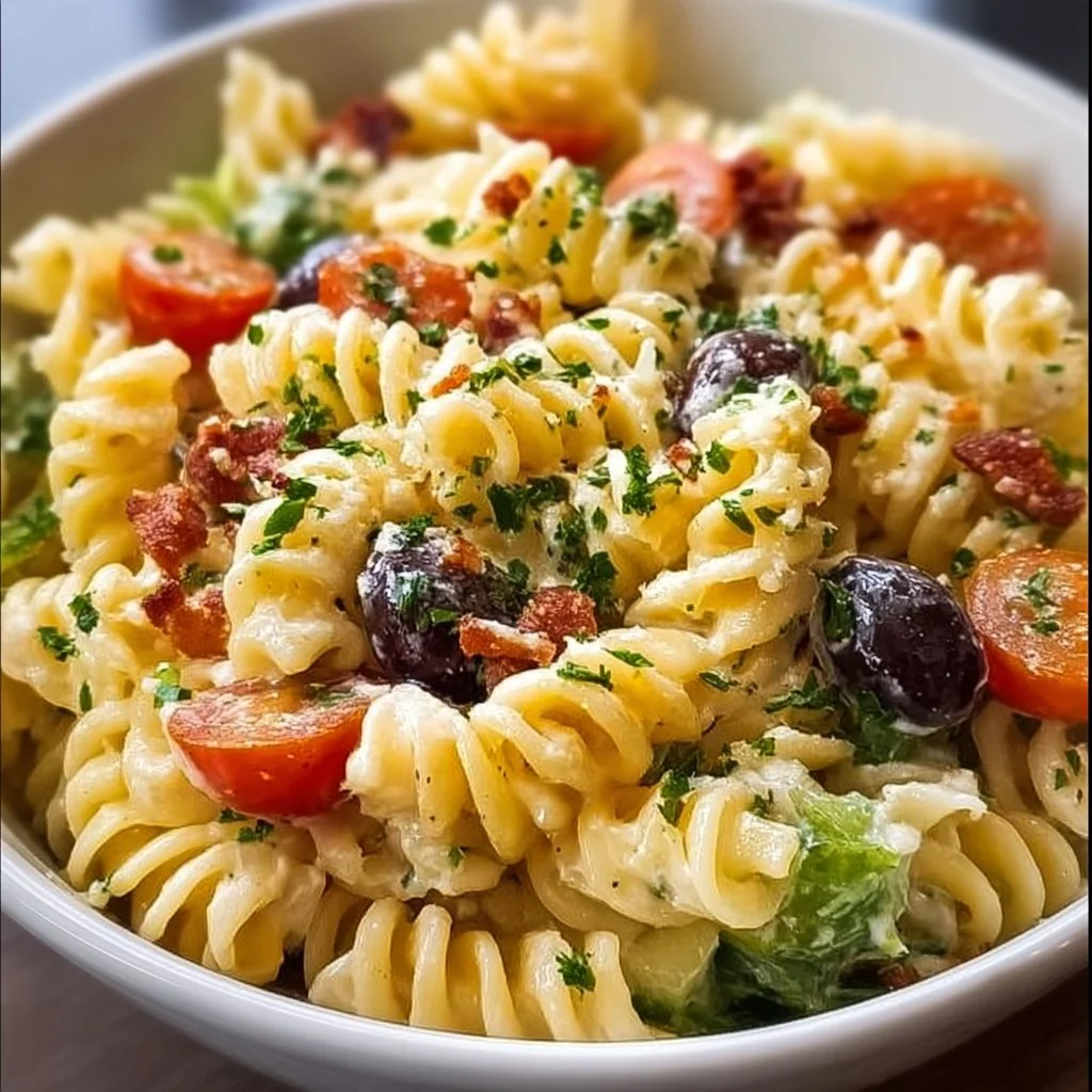 Olive Garden Inspired Pasta Salad