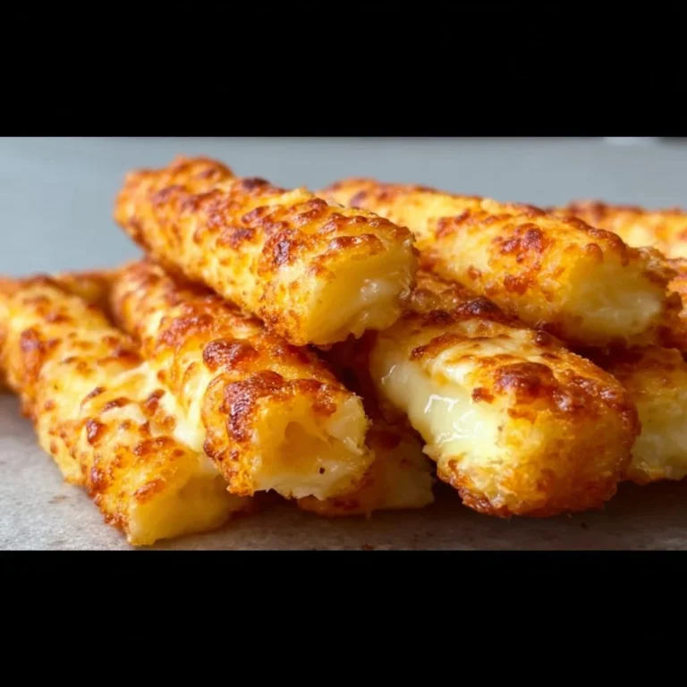 Delicious homemade Potato Cheese Sticks served with dipping sauce.