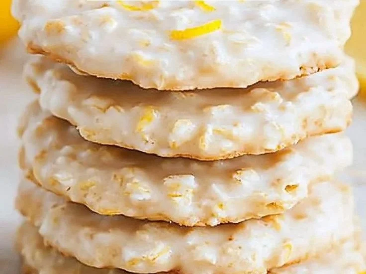 Zesty Lemon Oatmeal No-Bake Cookies