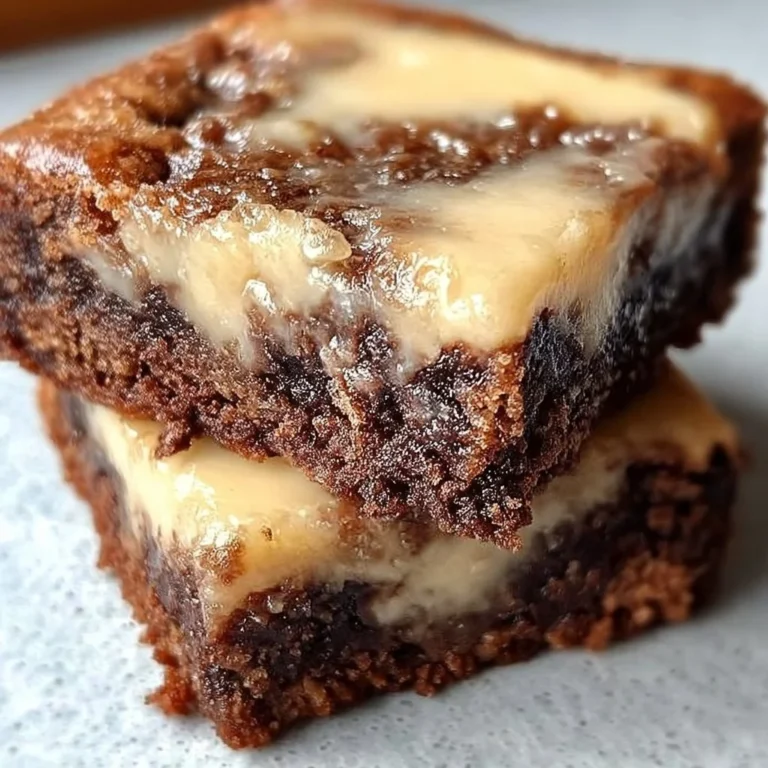 Delicious banana bread brownies fresh out of the oven, drizzled with chocolate.