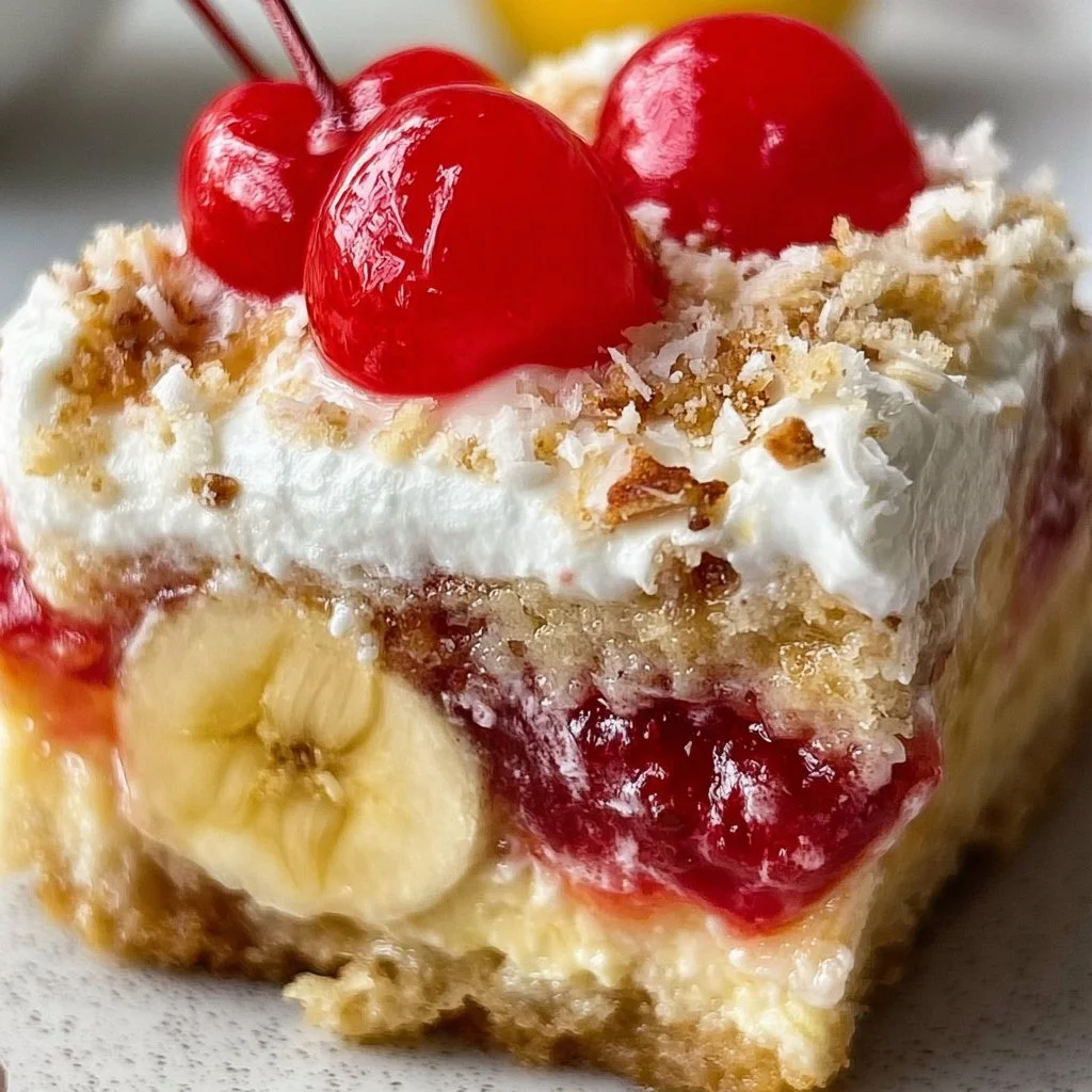 Banana Split Dump Cake