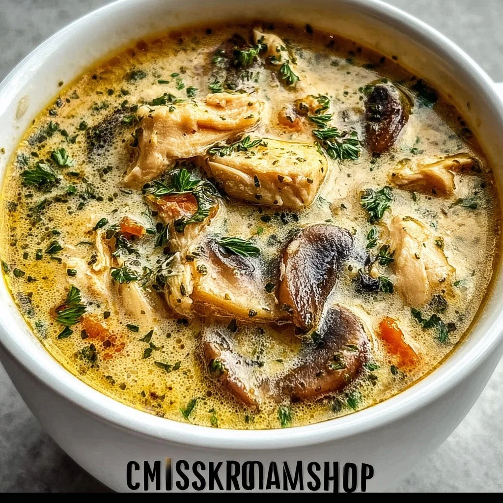 Clean Chicken Mushroom Soup for Cozy Nights