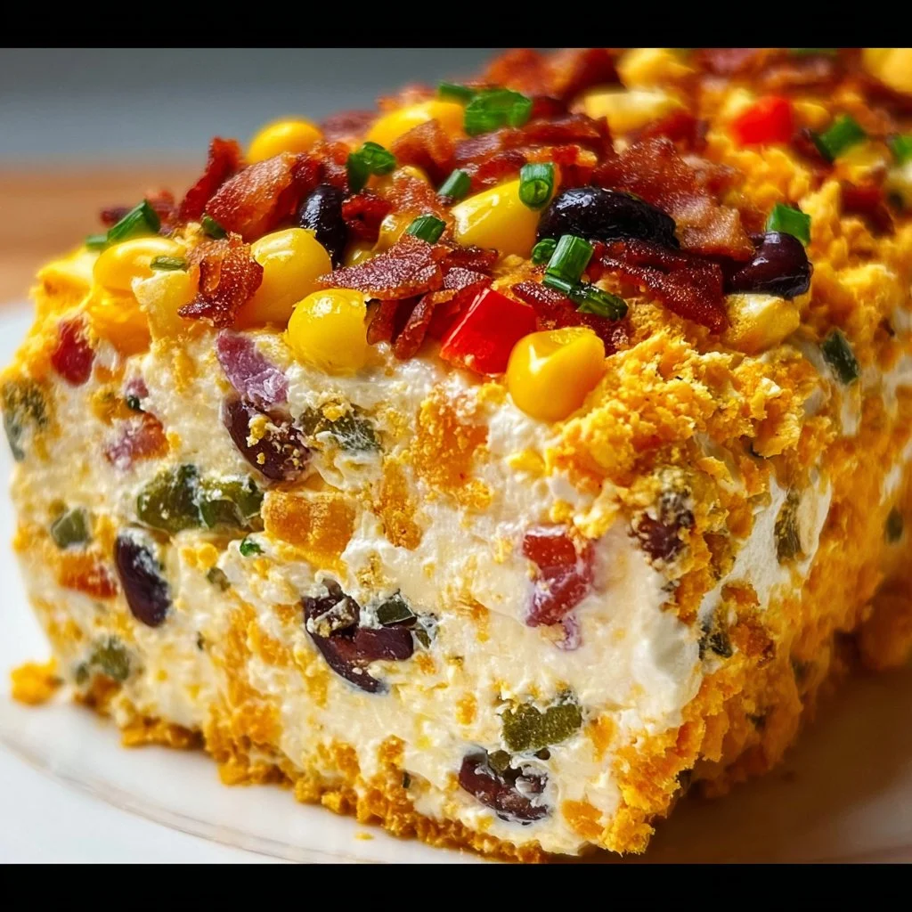 Cowboy Caviar Jalapeno Popper Cheese Log
