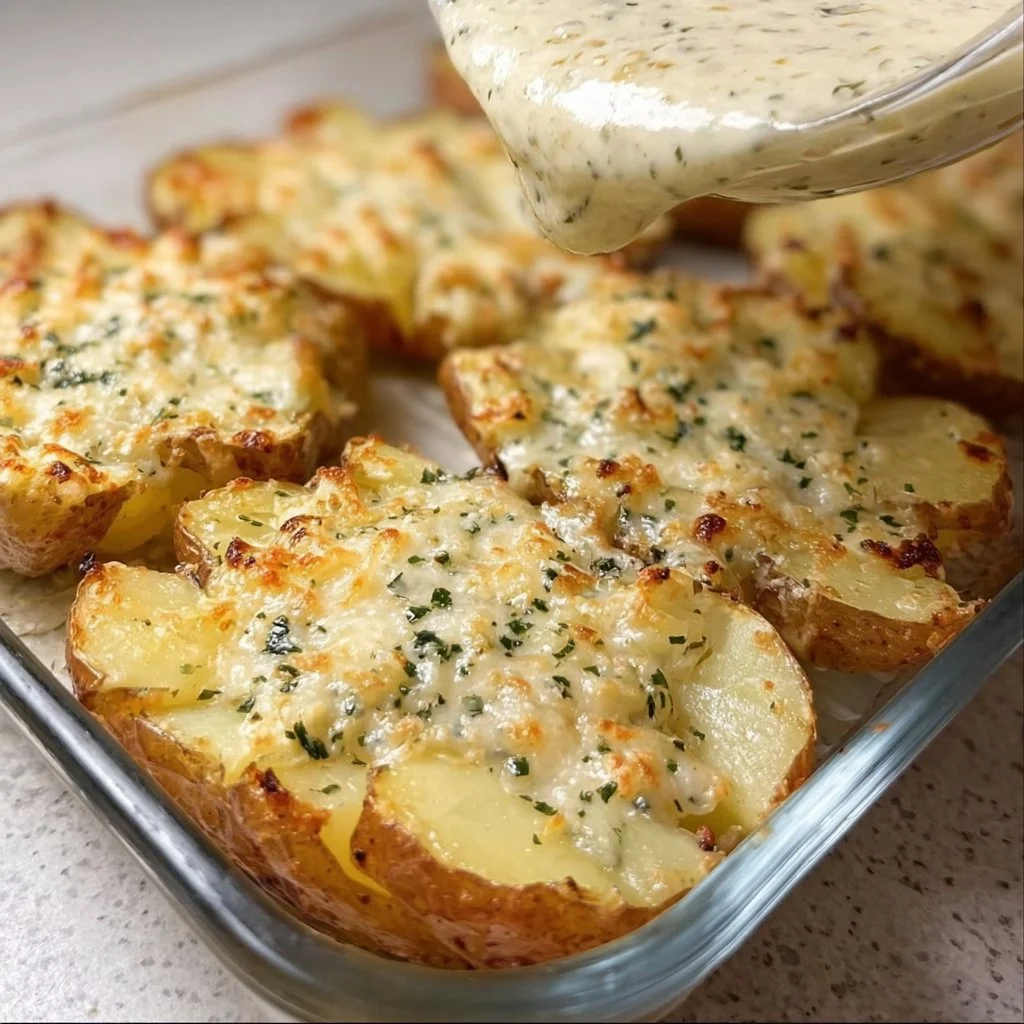 Creamy Parmesan Oven-Baked Potatoes
