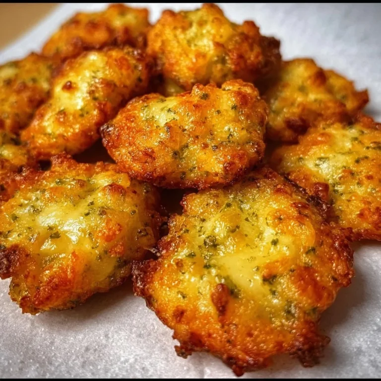 Crispy pickle cheese bites served on a plate