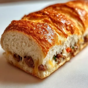 Homemade Garbage Bread baked with various leftovers and topped with herbs.