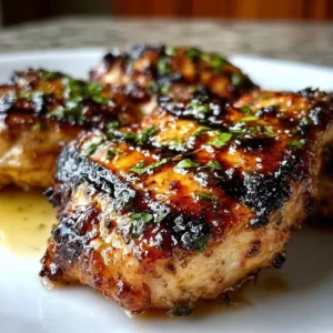 Key West Grilled Chicken served with fresh herbs and lime