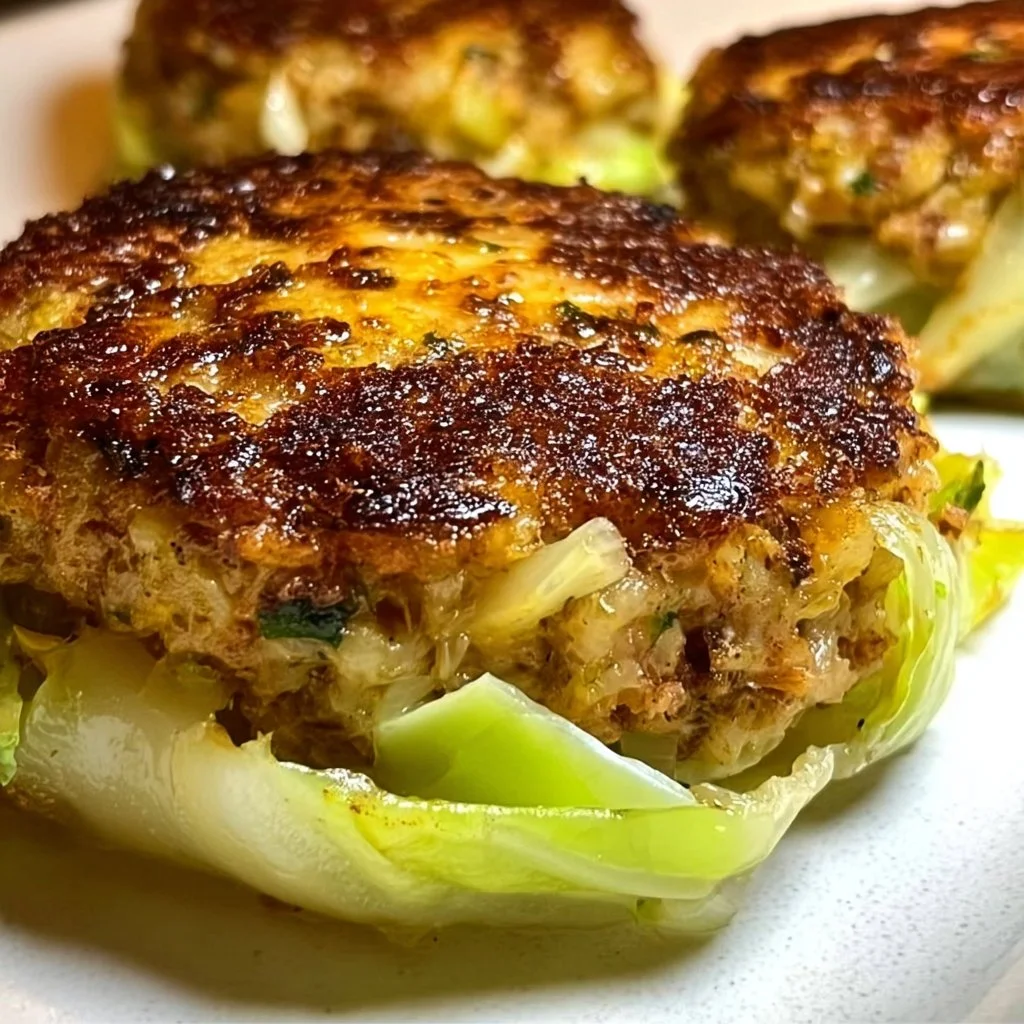 Oven-Baked Cabbage Burgers
