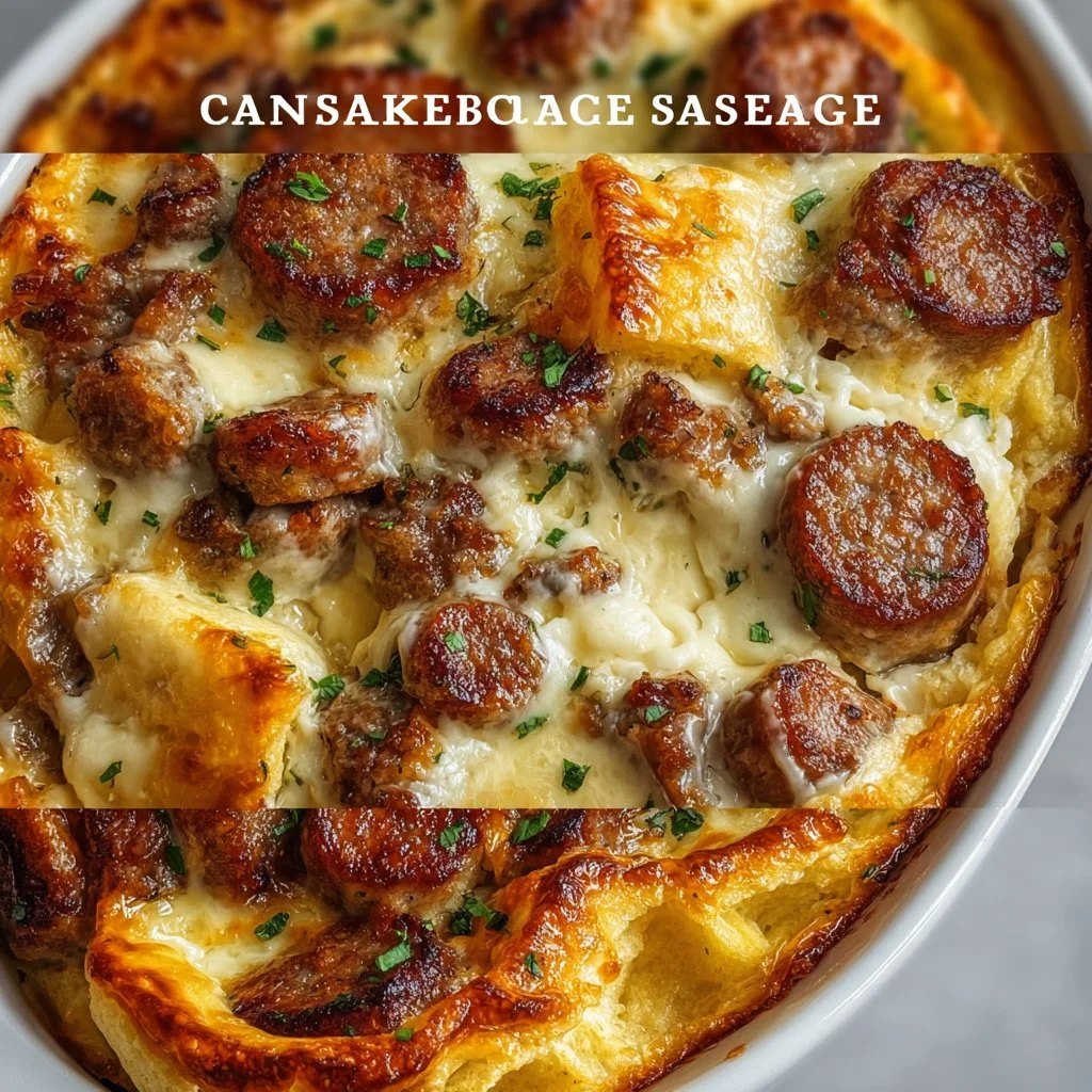Pancake Sausage Casserole Bake