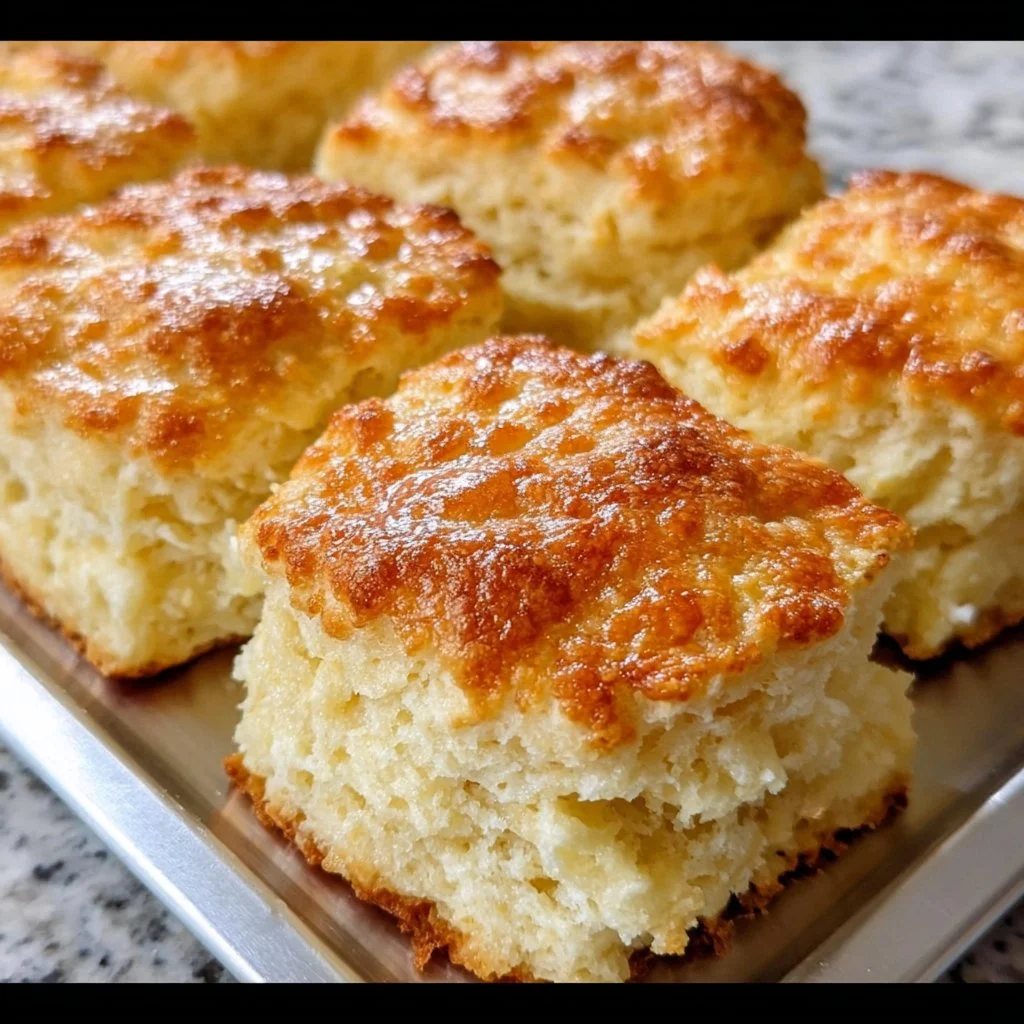 Southern 4-Ingredient Butter Dip Biscuits