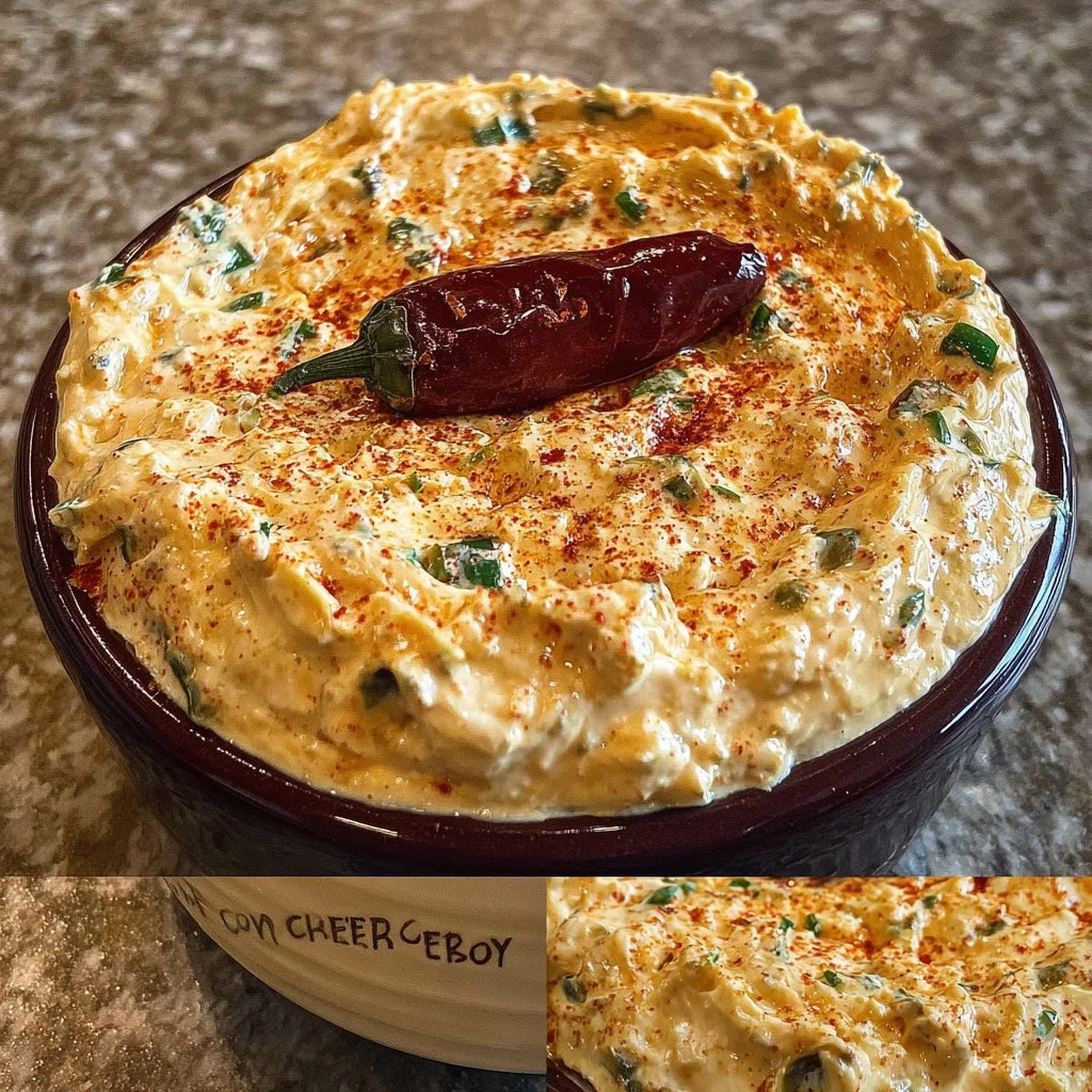 Spicy Roasted Jalapeño Cowboy Cream Cheese Dip