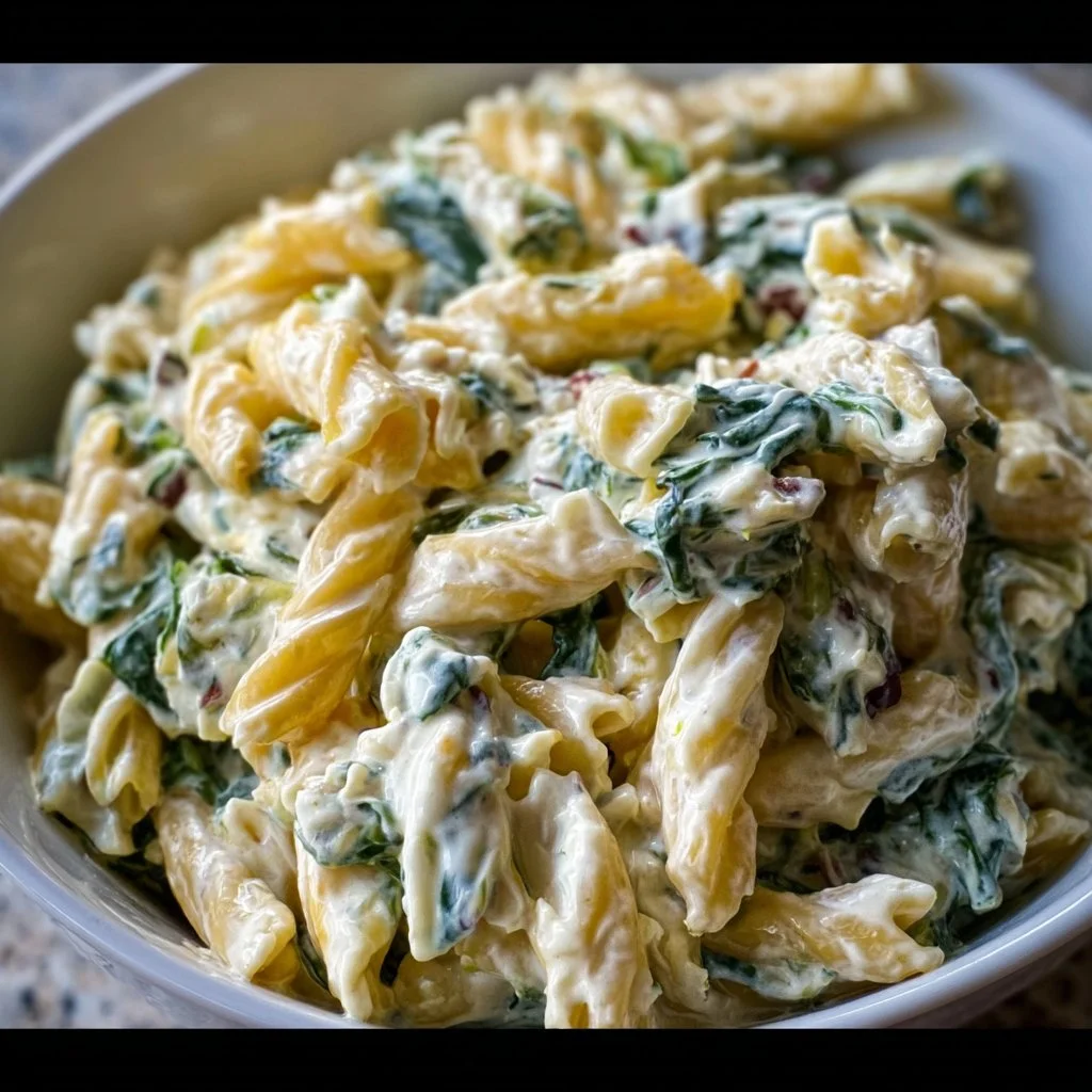 Spinach Dip Pasta Salad