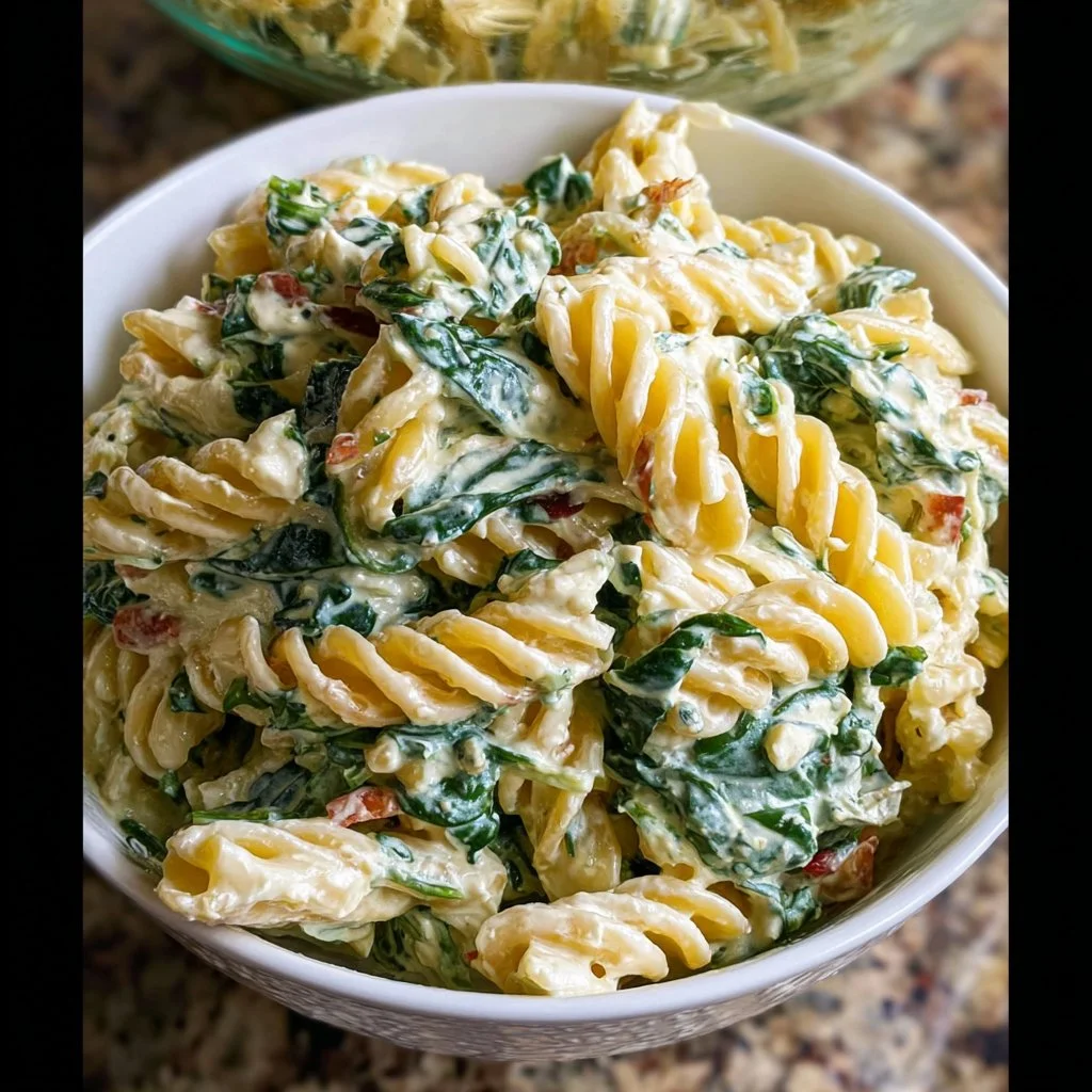 Spinach Dip Pasta Salad