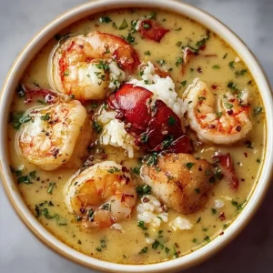 Bowl of ultimate Louisiana seafood gumbo garnished with herbs and spices